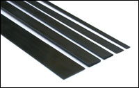 Carbon fiber pultruded strip / bar - 30mm x 6mm x 1000mm