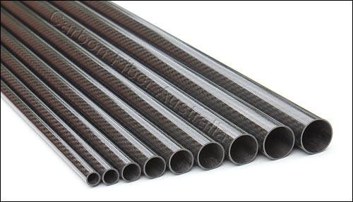 Carbon fiber roll wrap tube - 28mm x 26mm x 1000mm
